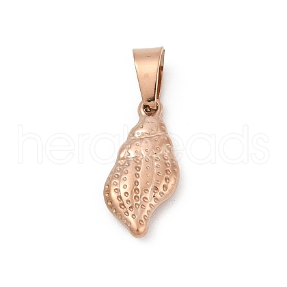 Ion Plating(IP) 304 Stainless Steel Pendants STAS-G066-26RG-1