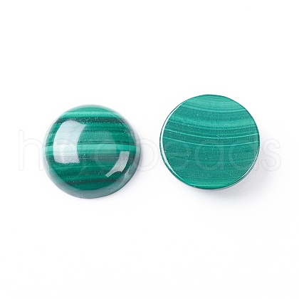 Natural Malachite Cabochons X-G-E557-06E-1