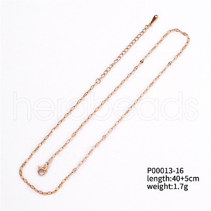 Fashionable Stainless Steel Lightweight Chain Necklace for Clothing and Accessories TK5574-7-1