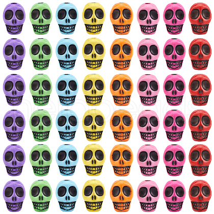 SUNNYCLUE 160Pcs Halloween Resin Beads FIND-SC0011-67-1