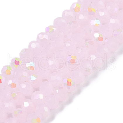 Electroplate Glass Beads Strands EGLA-A044-J3mm-L02-1