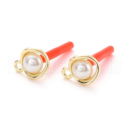 Alloy Stud Earring Findings EJEW-J102-02G-1