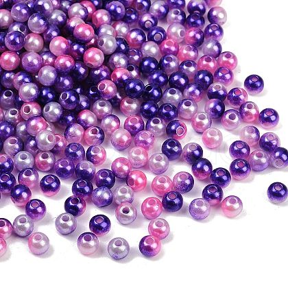 ABS Imitation Pearl Beads KY-P021-05A-04-1