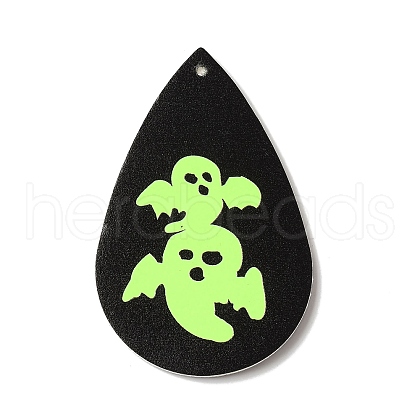 Halloween Imitation Leather Pendants FIND-K017-04D-04-1