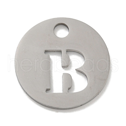 Non-Tarnish 304 Stainless Steel Pendants STAS-F233-M-P01-A-B-1
