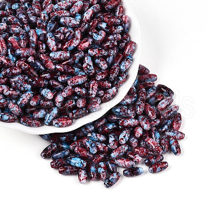 Baking Paint Glass Seed Beads SEED-N008-06G-1