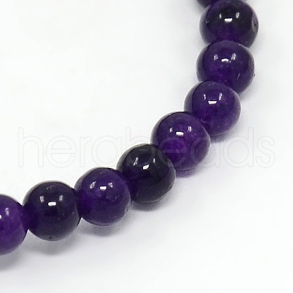 Gemstone Amethyst Round Beads Z0SYS012-1