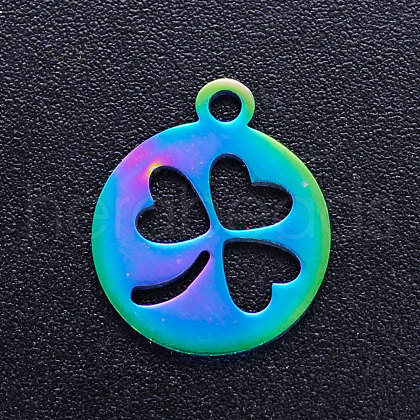 Ion Plating(IP) 201 Stainless Steel Charms STAS-Q201-JN200-1