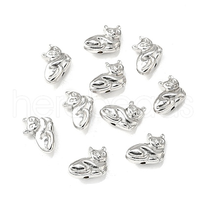 Cat Alloy Beads TIBEP-GC183-P-RS-1