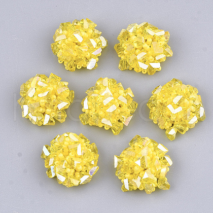 Glass Beads Cabochons FIND-T044-25D-1