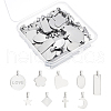 304 Stainless Steel Pendants PALLOY-AB00256-1