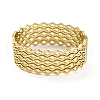 304 Stainless Steel Hollow Out Hinged Bangles for Women BJEW-D044-02A-G-2