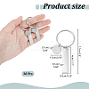 304 Stainless Steel Keychain KEYC-UN00007-3