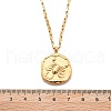304 Stainless Steel Constellation Pendant Necklaces NJEW-K392-01G-08-5