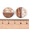 Resin & Walnut Wood Pendants RESI-T057-39M-4
