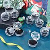 Transparent Plastic Ring Boxes OBOX-CA0001-001A-4