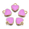 Alloy Enamel Charms ENAM-S121-041G-1