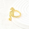 Brass Cuff Rings for Women RJEW-F184-08I-G-3
