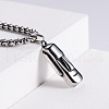 Retro Style Stainless Steel Moai Stone Statue Pendant Necklaces for Men BN6647-2