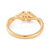 304 Stainless Steel Flower Finger Ring RJEW-C086-03-G-3