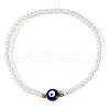Evil Eye & Glass Seed Bead Stretch Bracelets HU1400-5