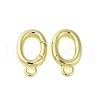 Brass Spring Gate Rings KK-B089-16G-1