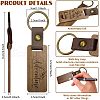 Walnut Wood Keychain KEYC-WH0044-001-2
