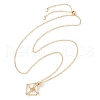 Crystal Stone Cage Pendant Necklaces NJEW-JN04766-01-1