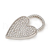 Brass Micro Pave Cubic Zirconia Pendants KK-M322-40P-2
