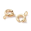 Rack Plating Brass Spring Ring Clasps X-KK-F090-22LG-2