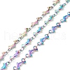 Rainbow Color 304 Stainless Steel Link Chains STAS-P219-68M-1