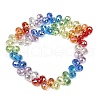 Electroplate Glass Beads Strands EGLA-D300-02-8mm-2
