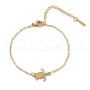 304 Stainless Steel Bracelets BJEW-Q340-05G-1