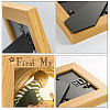 Natural Wood Photo Frames DIY-WH0234-017-4