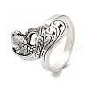 Alloy Fish Open Cuff Ring SENE-PW0017-13-1