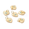 Rack Plating Brass Enamel Charms KK-C247-05G-4
