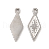 Non-Tarnish 316L Surgical Stainless Steel Pendants STAS-F297-07P-1