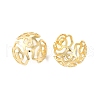Rack Plating Brass Flower Bead Caps KK-K381-02G-02-2