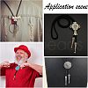 CHGCRAFT DIY Bolo Tie End Finding Making Finding Kit FIND-NB0002-07-7