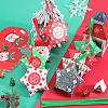 SOFPLATE 16Pcs 8 Colors Star Shape Christmas Gift Boxes CON-SP0001-01-4