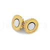 Rack Plating Alloy Magnetic Clasps with Loops PALLOY-F256-01A-G-4