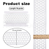 FINGERINSPIRE 10 Yards Polyester Elastic Hollow Wide Band DIY-FG0006-44A-2