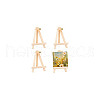 Foldable Wood Triangle Easel WOOD-WH0034-52A-7