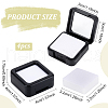Square Acrylic Loose Diamond Display Boxes CON-WH0107-11B-01-2
