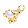 Rack Plating Brass Pendants KK-Q028-26G-2