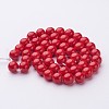 Natural Mashan Jade Round Beads Strands G-D263-8mm-XS31-3