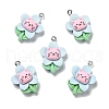 Opaque Resin Pendants X-RESI-D055-082P-1
