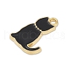 Alloy Enamel Pendants PALLOY-V003-02G-01-2