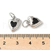 Brass Micro Pave Cubic Zirconia Pendants KK-U067-09P-4