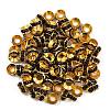 Brass Rhinestone Spacer Beads RB-A020-9mm-11G-3